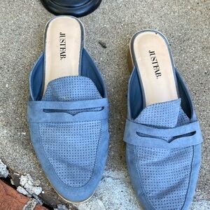 Blue jastfab sandals